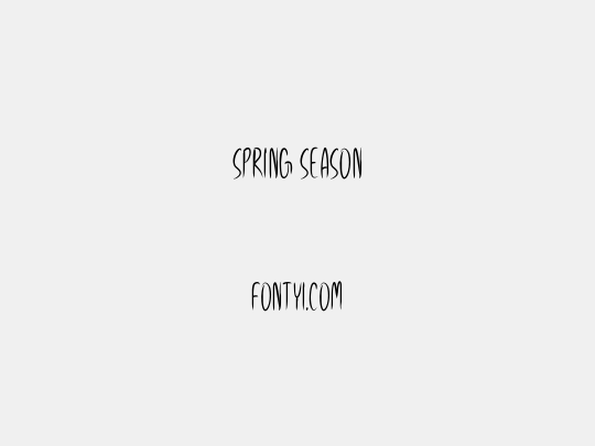 Spring Season