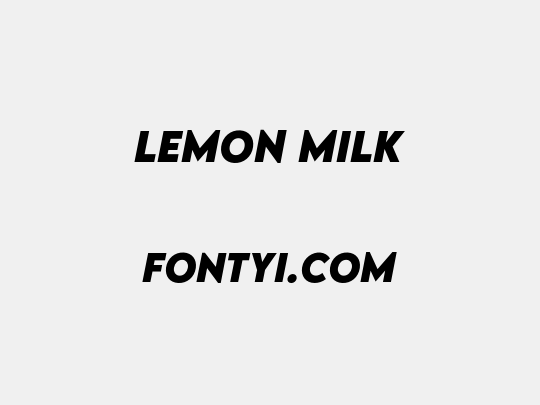 LEMON MILK