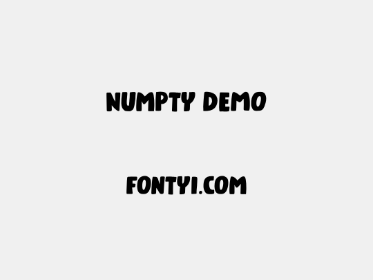 Numpty DEMO