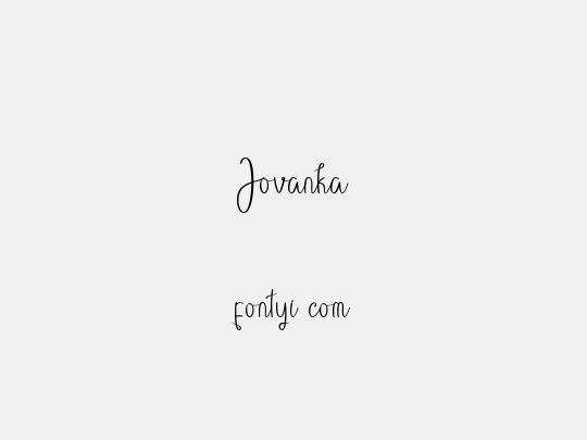 Jovanka