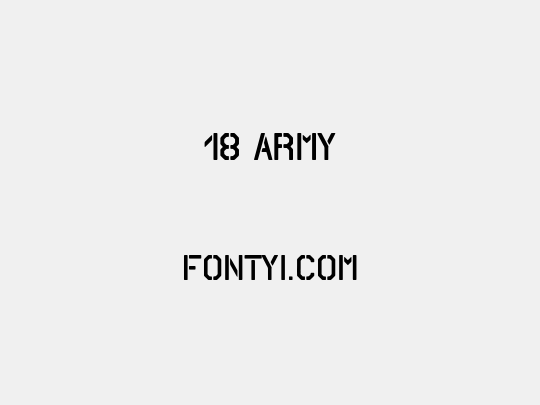 18 ARMY