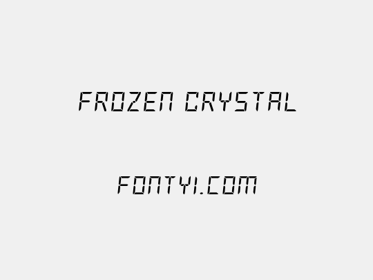 Frozen Crystal