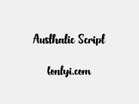 Austhatic Script