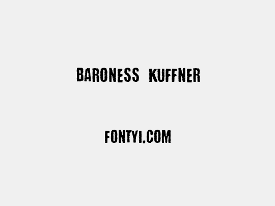 Baroness Kuffner