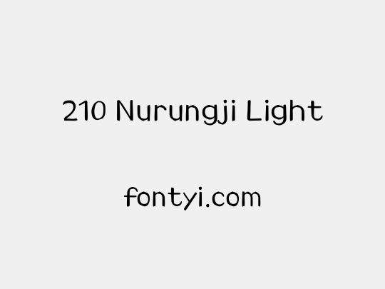 210 Nurungji Light