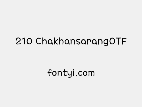 210 ChakhansarangOTF