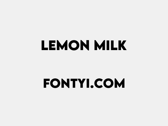 LEMON MILK