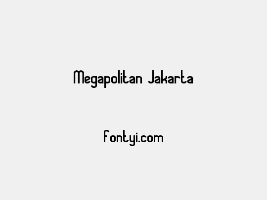 Megapolitan Jakarta