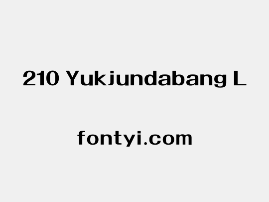 210 Yukjundabang L