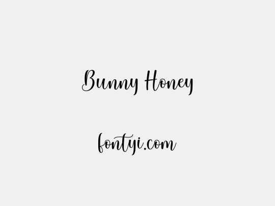 Bunny Honey