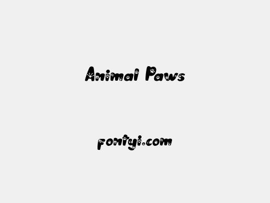 Animal Paws