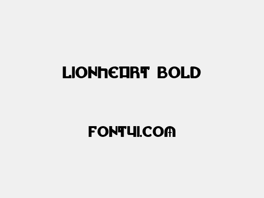 Lionheart Bold