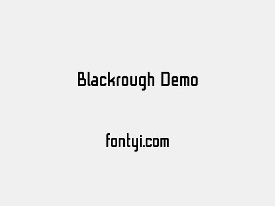 Blackrough Demo