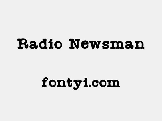 Radio Newsman