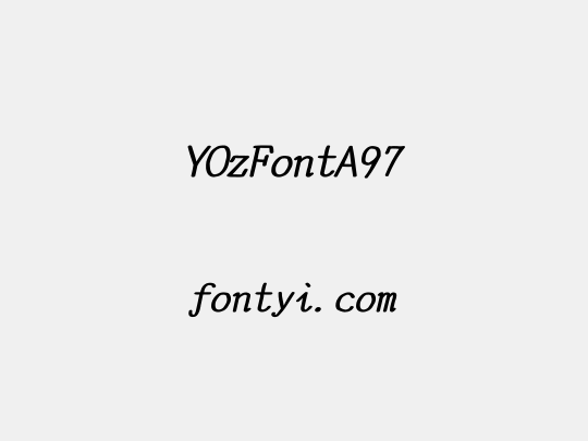 YOzFontA97