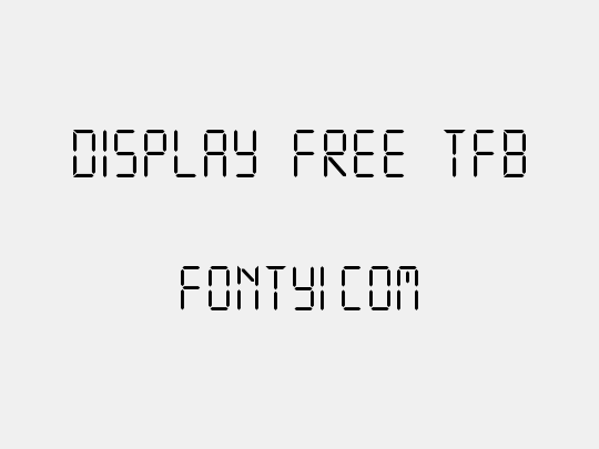 DISPLAY FREE TFB