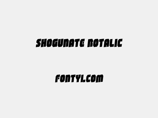 Shogunate Rotalic