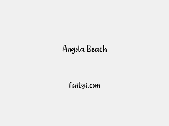 Angola Beach