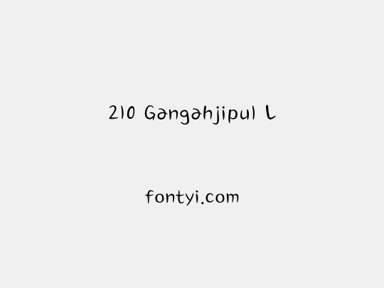 210 Gangahjipul L