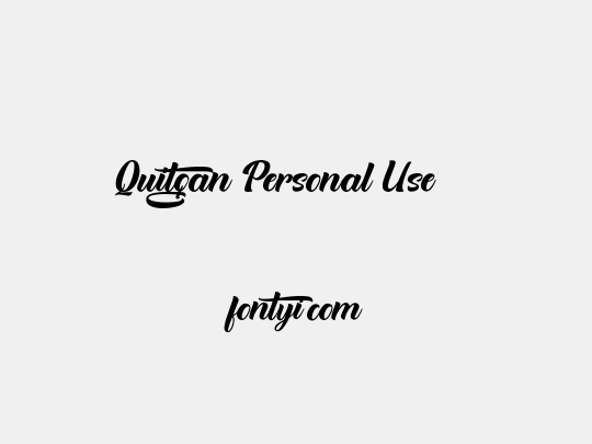 Quitgan Personal Use !!!