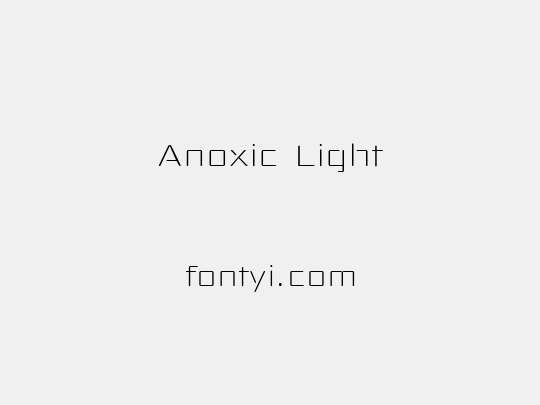 Anoxic Light