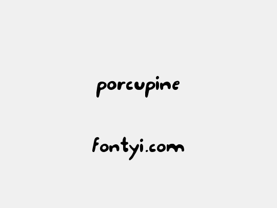 porcupine