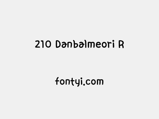 210 Danbalmeori R