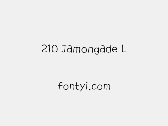 210 Jamongade L