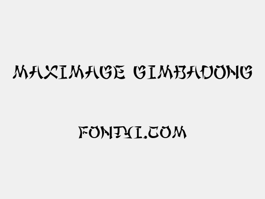 Maximage Gimbadong