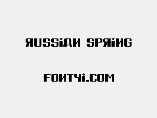 Russian Spring