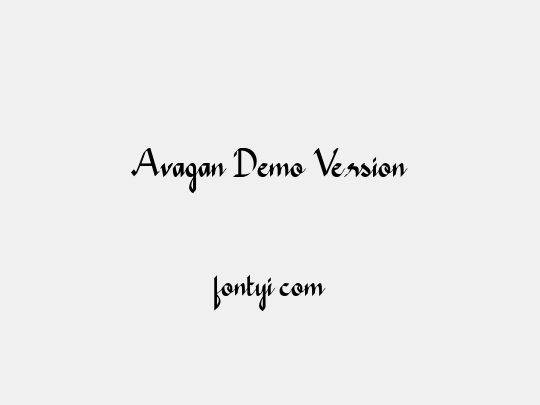 Avagan Demo Version