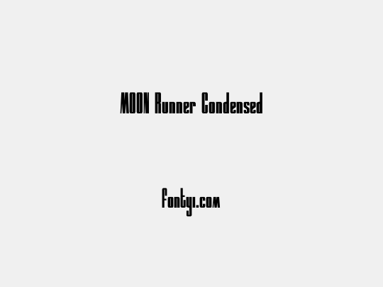 MOON Runner Condensed