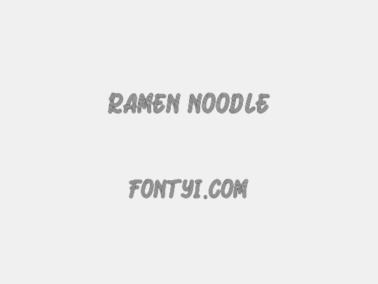 Ramen Noodle