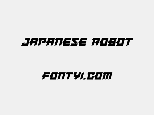 Japanese Robot