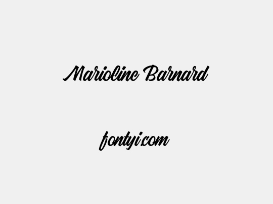 Marioline Barnard