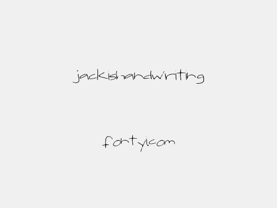 jackishandwriting