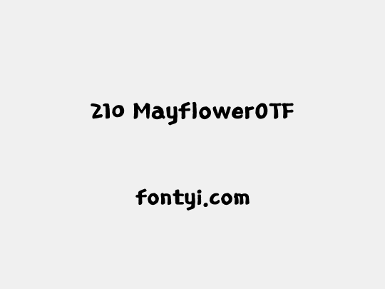 210 MayflowerOTF