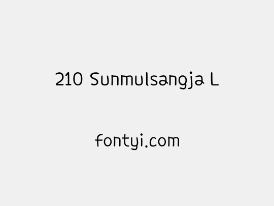 210 Sunmulsangja L