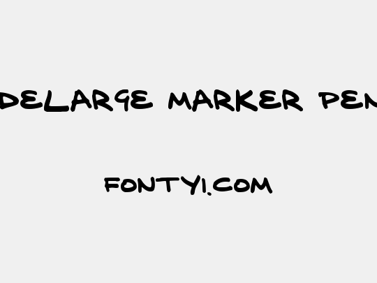 delarge marker pen