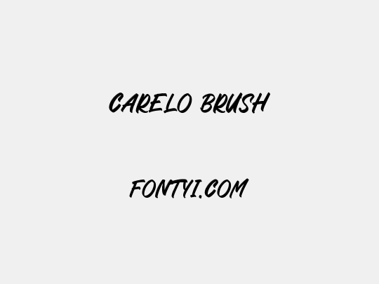 Carelo Brush