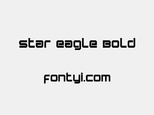 Star Eagle Bold