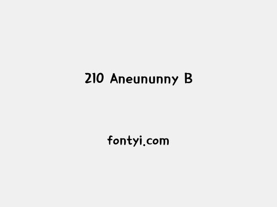 210 Aneununny B