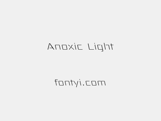 Anoxic Light