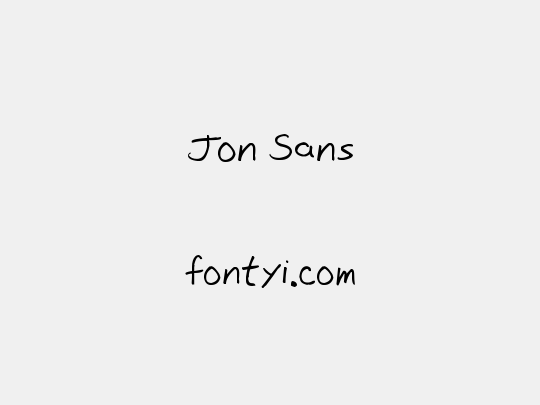 Jon Sans