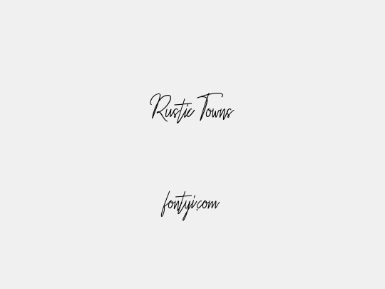 Rustic Towns