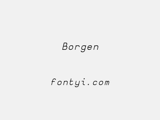 Borgen