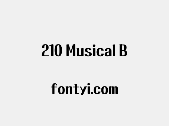 210 Musical B