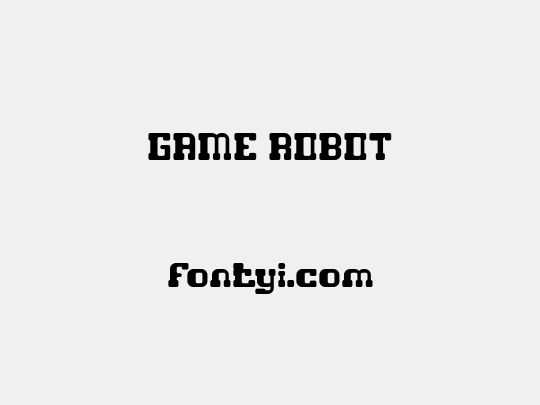 GAME ROBOT