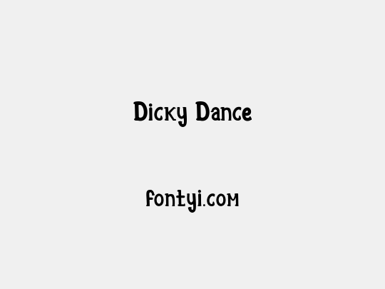 Dicky Dance