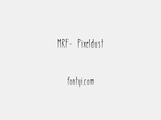 MRF- Pixeldust